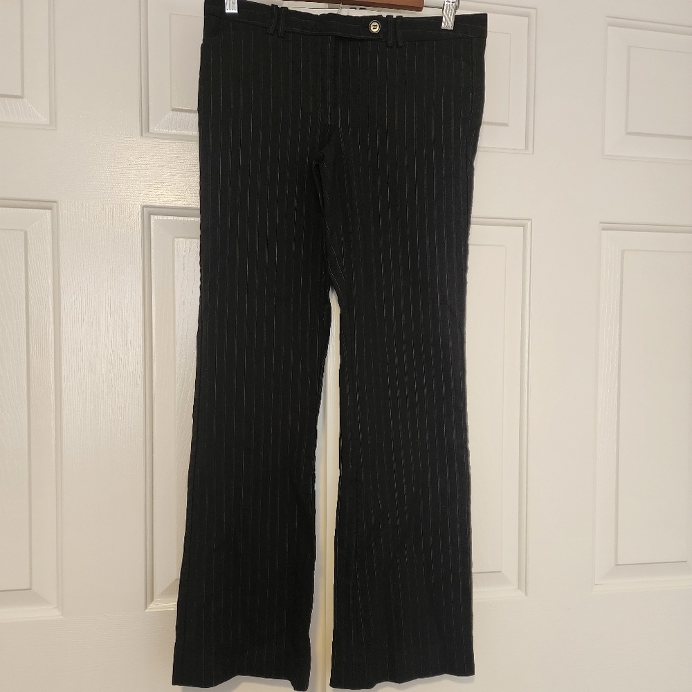 Express Black Striped Low Rise Women's Dress Pants Size 6
